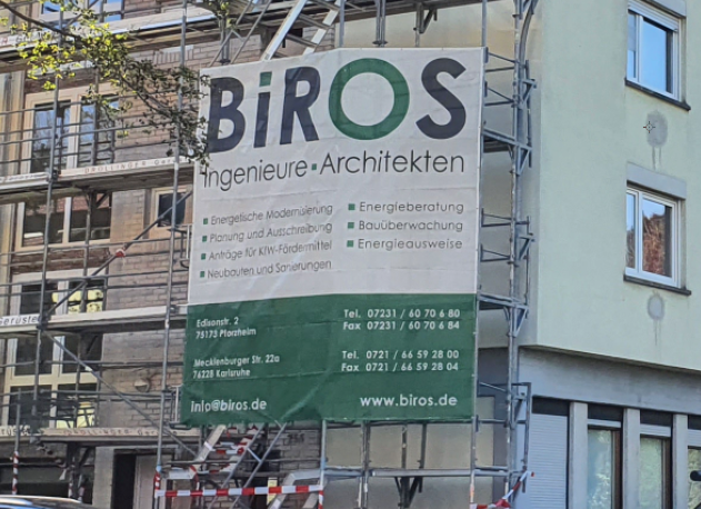 Biros Ing. Büro Mesh Banner